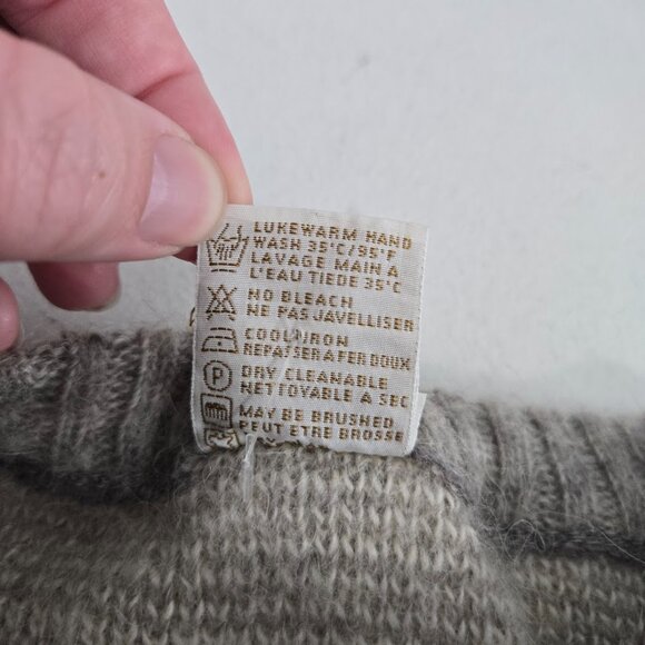 NWT Alafoss Iceland Icewool Nordic Wool Sweater Sz L 44-46 Vintage Ski Oversized - Picture 10 of 11